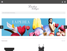 Tablet Screenshot of luxtonboutique.com